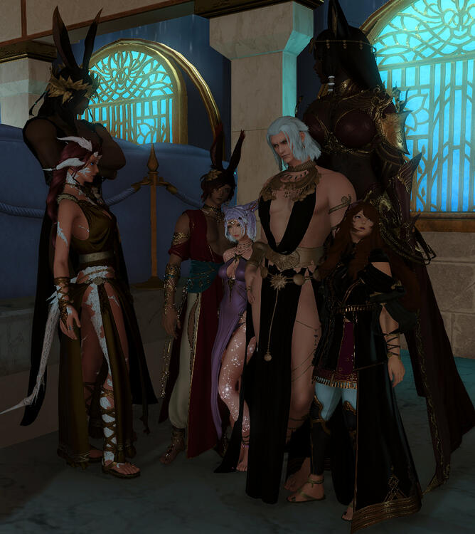 Hades, Anubis and his lovers. Hades, Anubis and his lovers.